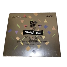 Beard Oil 3 Pack Sandalwood, Cedarwood & Unscented Polytonelife