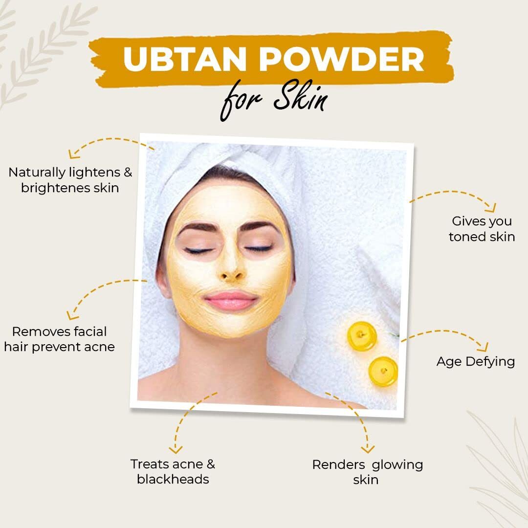 Ubtan Haldi Powder Face Pack Glowing Skin Complex Pure Organic 100g eBay