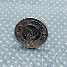 St Elizabeth Hospital Service Corp Silver Tone Lapel Pin