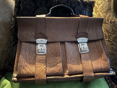 Alte Leder Tasche DDR Zeit Top Vintage Leder