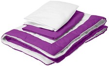 Baby Doll Bedding Modern Hotel Style Cradle Bedding Set, Plum