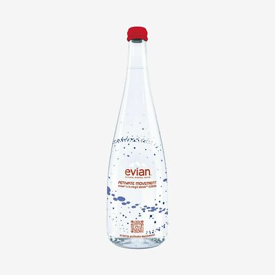 bouteille off white evian