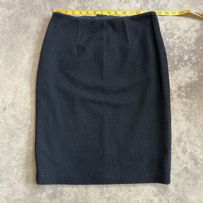 Nanette Lepore Skirt Womens 4 Please Me Pencil Short Black Straight Office