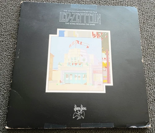 LED ZEPPELIN "THE SONG REMAINS THE SAME" DOUBLE LP SWAN SONG 1976/SS 2-201