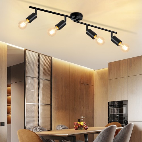 Deckenlampe Spotleuchte Deckenleuchte 350° Lampe 1-6 Flammig Flur Wohnzimmer E27 - Bild 24 von 28