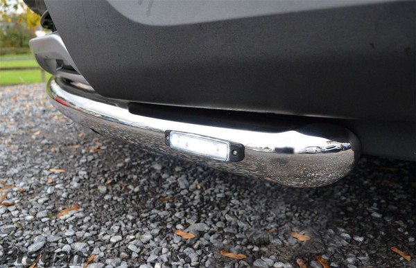 Spoilerleiste + Slim Leds FüR Volkswagen Caddy 2004 - 2010 FrontstoßStange Nudge-image