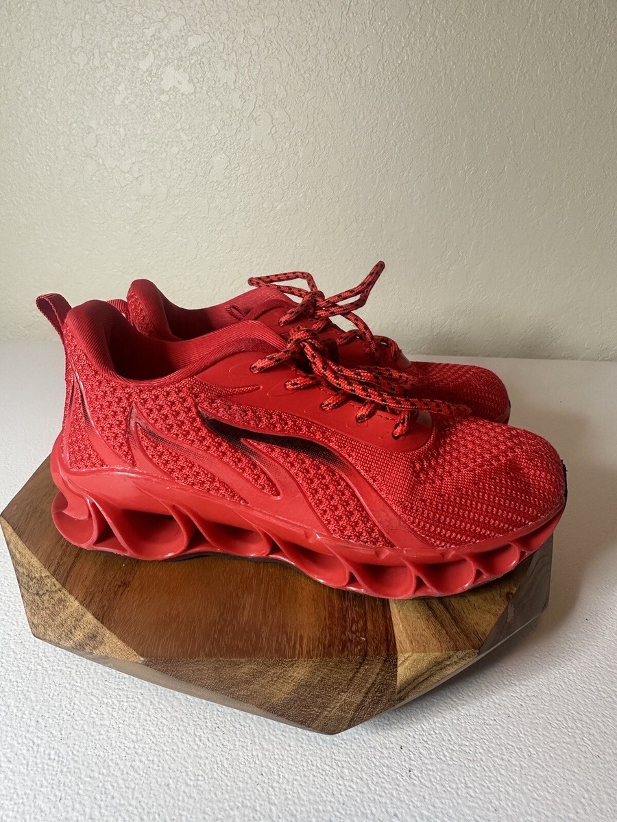 Amazon Red Flames Kids Tennis Shoes Size