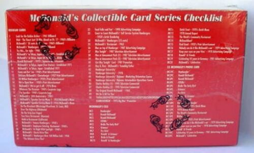 1996 Classic McDonalds Premier Edition Collectible Card Sealed Box 24 Pack COSMc - Picture 10 of 23