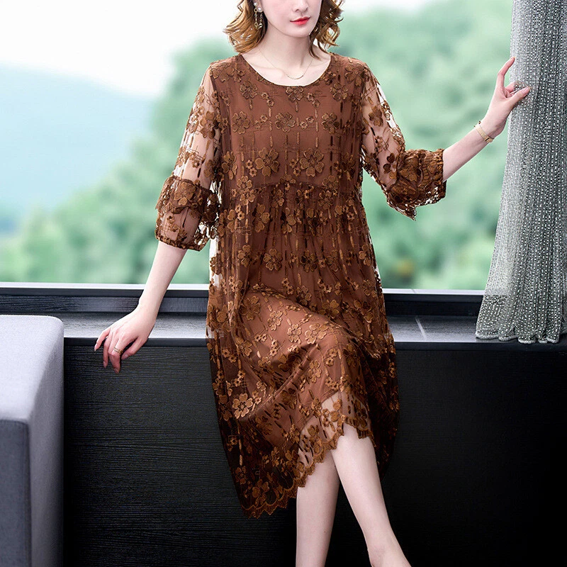 Loose hotsell mesh dress