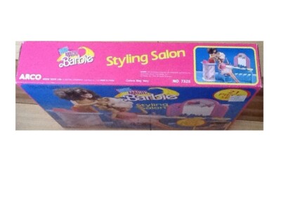 Vintage Barbie Style Magic Styling Salon Playset (Mattel 1988) No