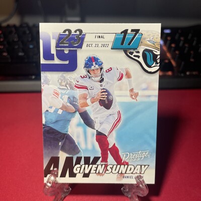 2023 Panini Prestige Any Given Sunday 7 Daniel Jones - New York Giants B223