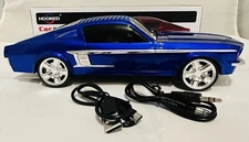 Ford Mustang 1967 Blue Speaker  BT Indoor/Outdoor Portable USB PORT/AUX INPUT