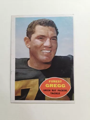 1960 Topps Forrest Gregg Rookie #56 football card Green Bay Packers