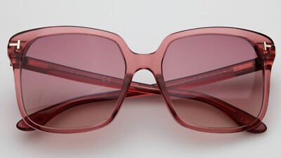 NEW TOM FORD Faye-02 TF788 72T Rose Burgundy SUNGLASSES 56  display picture 1