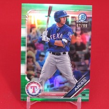Diosbel Arias GREEN 62/99 Refractor 2019 Bowman Chrome Draft
