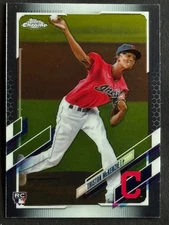 2021 Topps Chrome Triston McKenzie #21 - RC - Cleveland Indians