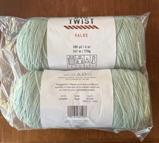 Big Twist Value Yarn "Sage" Lot of 2 NEW