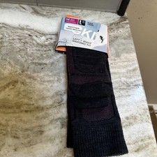ICEBREAKER MERINO WOOL OVER THE CALF Women SKI SOCKS SZ M Cushions