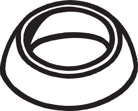 Bosal Dichtung, Abgasrohr 256-859-image