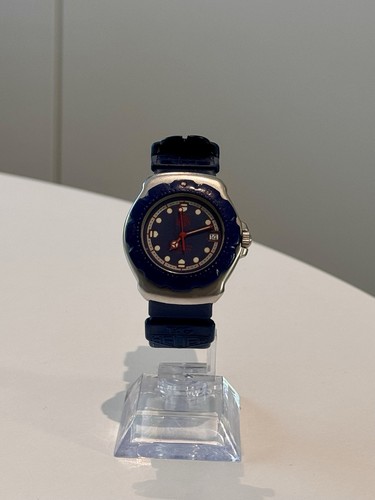 Tag Heuer Formula 1 370.513 Blue and Red Men's 35mm Mid Size Unisex Vintage F1 - Picture 3 of 9