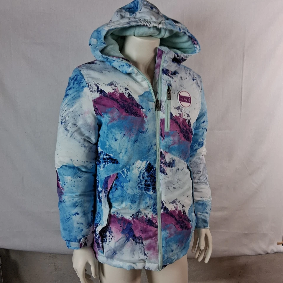 Jaqueta de neve feminina Hurley peso pesado resistente à água lã inverno esqui M 10/12 - Imagem 2 de 4