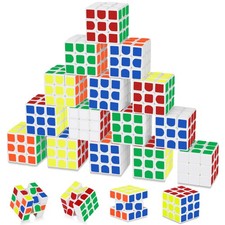 Mini Cube 20 Pack Magic Cube, Puzzle 1.18 x x inches, Colorful