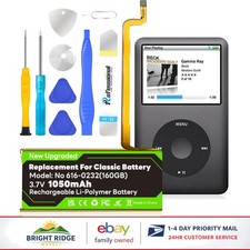 High-Capacity 1050mAh Lithium Polymer Battery for iPod 5th to 7th Generation