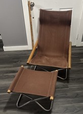 VTG Original NY X Base Chrome Folding Lounge ...