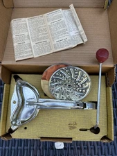 Rare Vintage MOULI JULIENNE TV SHREDDER SALAD MAKER FOOD SLICER GRATER NOS