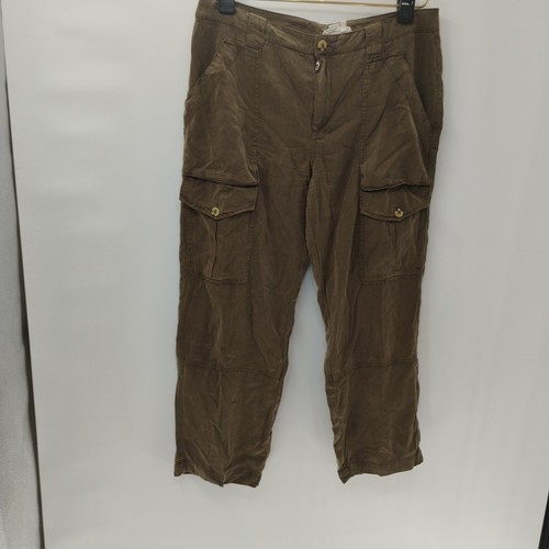 Womens Anthropologie Sz 14p Gobcore Utilty Pants Baggy Slouchy Lagenlook Ripped - Picture 3 of 11