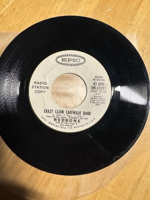 REDBONE~CRAZY CAJUN CAKEWALK BAND~RARE~ PROMO~EPIC 10597~~ POP 45