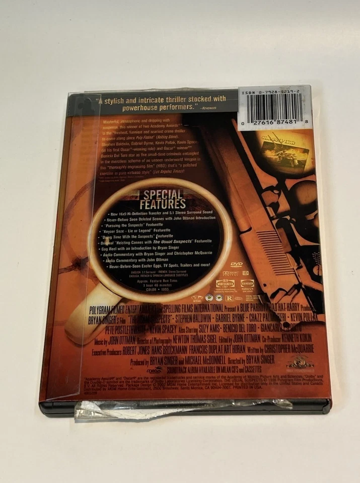 The Usual Suspects - DVD 📀 - Slipcased Special Edition - Kevin Spacey -Preowned - Image 4 of 4