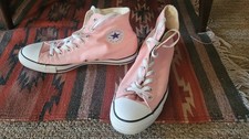 Vintage 1990 s Pink Chuck Taylor All Stars Sneakers. M10. Clean
