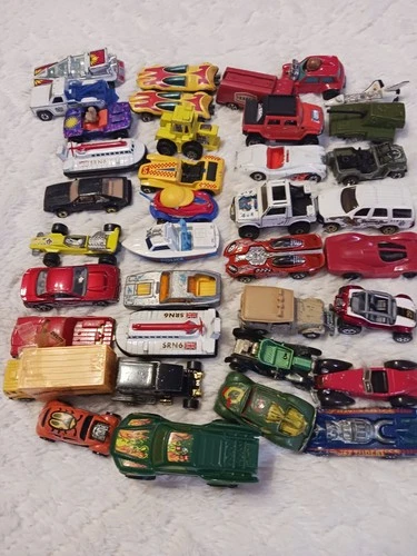 Vintage Hotweels & Matchbox Cars From The 1970s Era. 37 total.