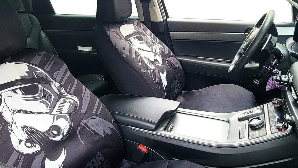 Fundas de asiento de coche y alfombrillas de goma Star Wars Stormtrooper para Acura Foto 4 de 4