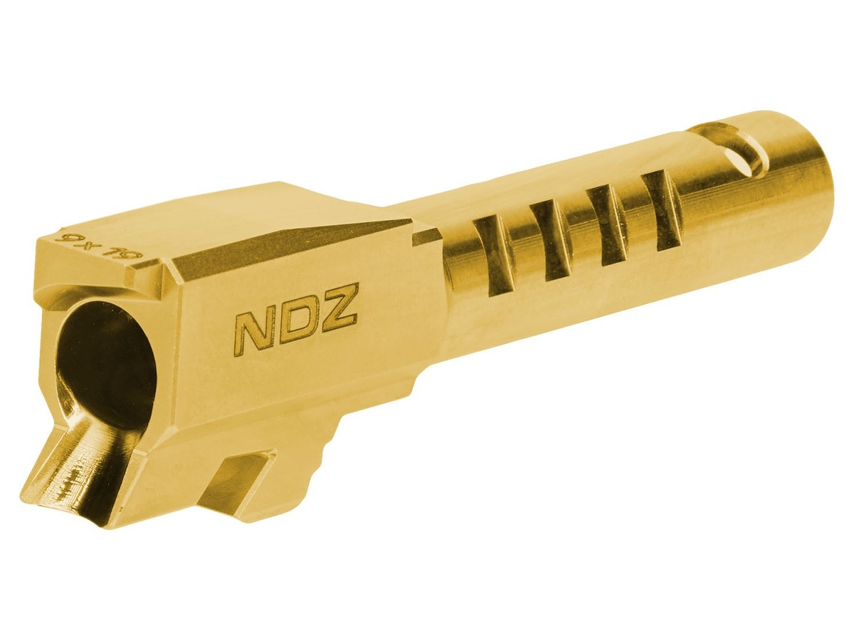 NDZ Glock 43 43X Ported Stainless Steel 3.41