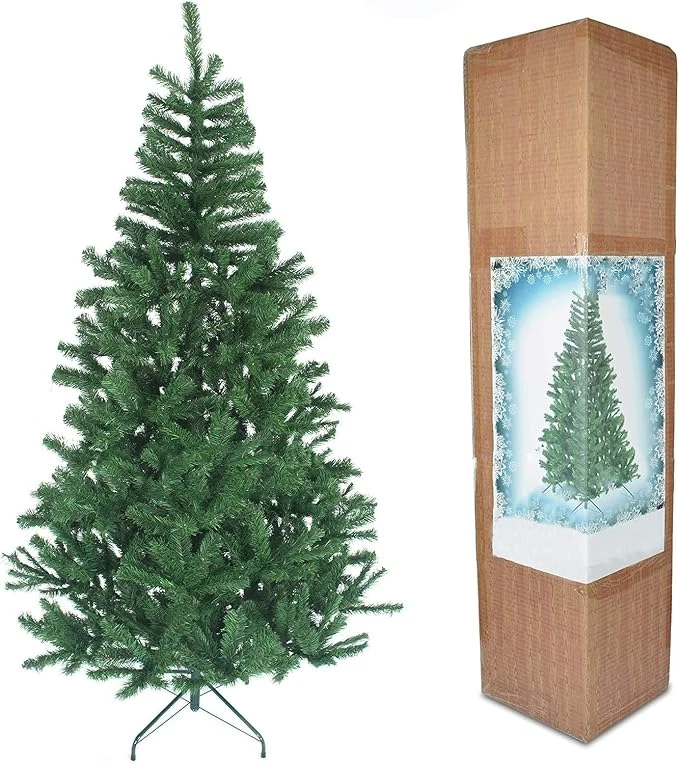 Shatchi Weihnachtsbaum Kiefer Weihnachtsbaum Alaskan Pine 6FT grün Metallstän944