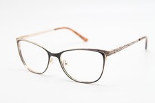 NEW NICOLE MILLER ST. ANTOINE C01 BLACK GOLD BROWN AUTHENTIC EYEGLASSES 52-16