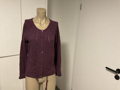Esprit Strickjacke Lila Gr.L Selten Getragen Guter Zustand