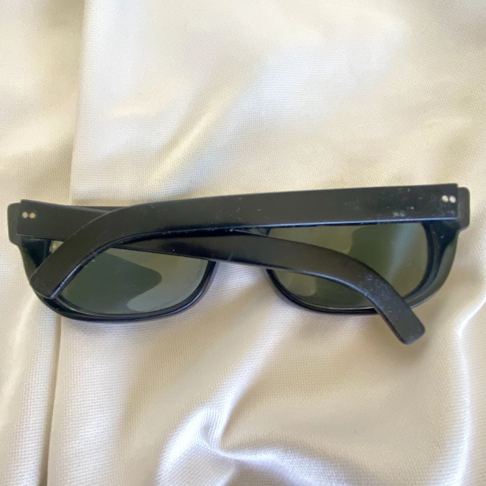 DE COLECCIÓN COOL-RAY POLAROID 145 CARI MICHELLE MARCO NEGRO LENTES GRISES GAFAS DE SOL LEER Foto 4 de 4