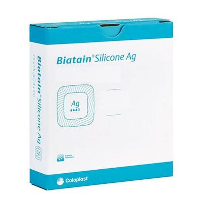 Biatain  Ag Calcium Alginate Dressing with Silver, 6 x 6 Inch
