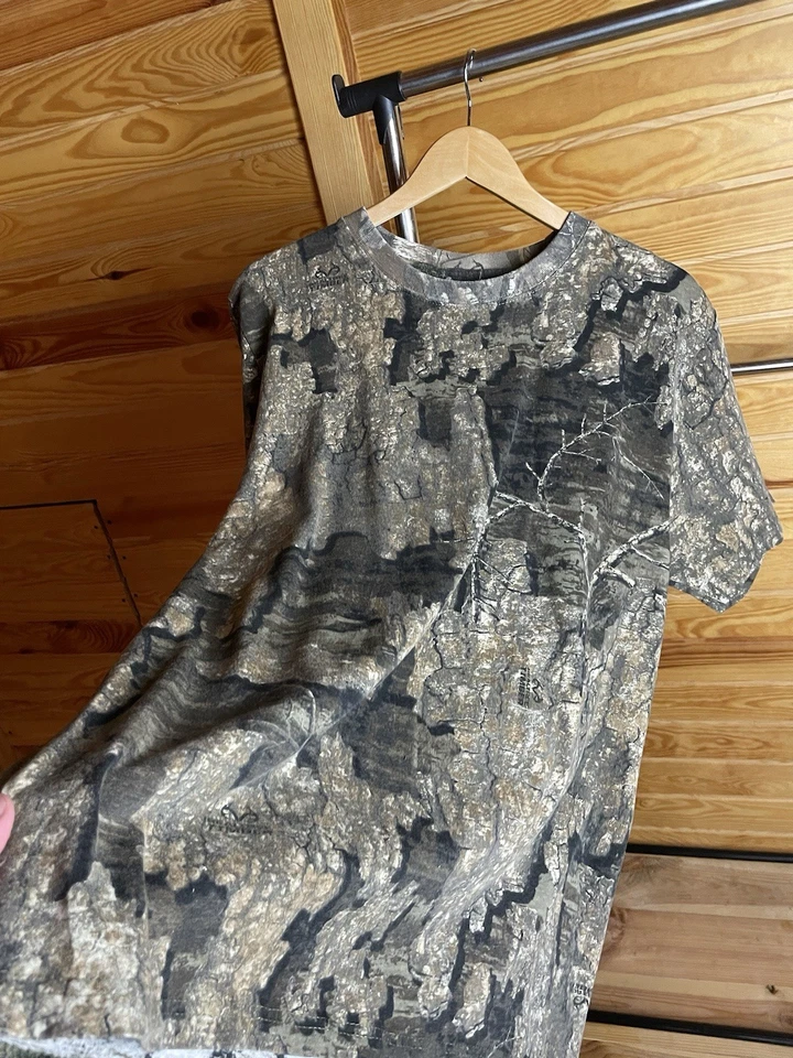 Realtree Timber Camo Hunting T-Shirt – Size XL – Outdoor Sportswear - Image 3 of 4