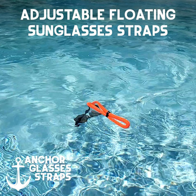 Floating Sunglasses Straps for Water   4 Pack Buoyant Glasses Retainer for Me...