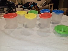 6 pcs Paint Cups with Lids for Kids