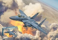 Italeri 1/72 Flugzeugbausatz F 15E Strike Eagle Modellbau Statisches Modell