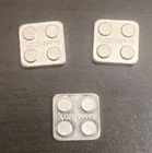 1/8 oz .999 FS Silver Building Block Lego Bars, Lot of 3, Stackable, Monarch