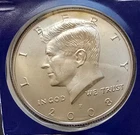 2008 P Kennedy Half Dollar Uncirculated in original cello mint holder J52