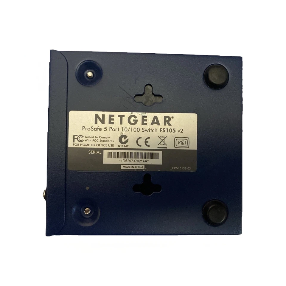 NetGear FS105 - Pro Safe 5 Port 10/100 Fast Ethernet Switch - Bild 4 von 4