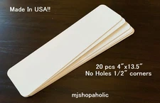 20 pieces 4" x 13.5" Aluminum Dye Sublimation Street Sign Blanks No Holes!