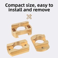 Brass Z Coupling for 3D Printer For STABILIZER with Threaded Hole for T8 Screws